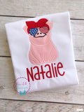 Personalized Patriotic Pig 4th of July Shirt