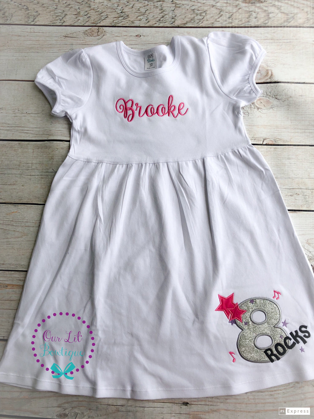 One Rocks Music Birthday Shirt - Personalized 1st Birthday