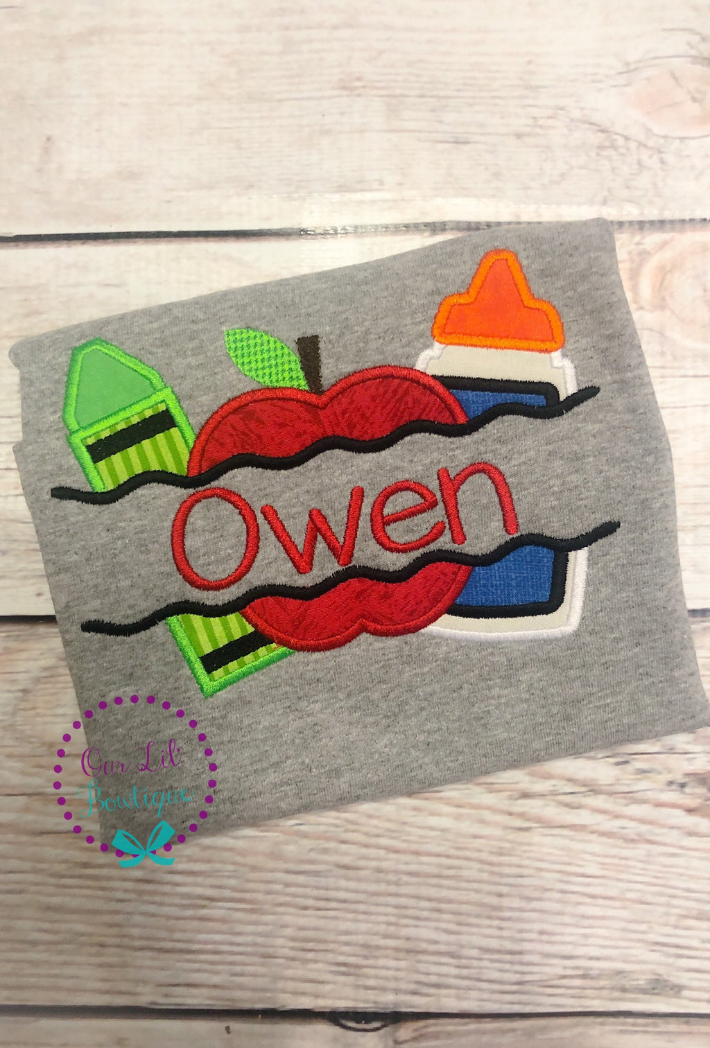 School Supply Shirt - School Shirt - Kids School Shirt - Kindergarten Shirt - Boy Back to School Shirt - Preschool Shirt -Girls School Shirt