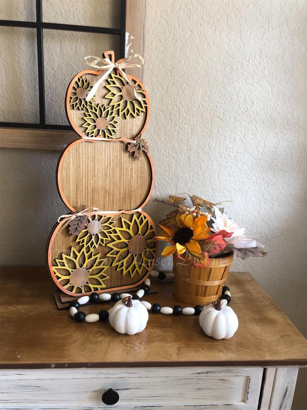 Stacked Pumpkin Sign - Cheetah Pumpkin - Last Name Pumpkin Sign - Personalized Pumpkin Sign - Monogrammed Sign - 3D Fall Sign - Fall Decor