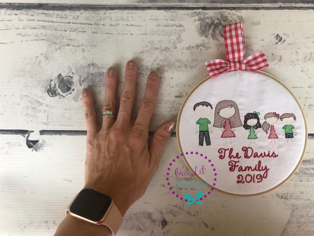 Christmas Ornament - Personalized Christmas Ornament - Embroidered Christmas Ornament - Kids Christmas Ornament - Sports Ornament - Gift