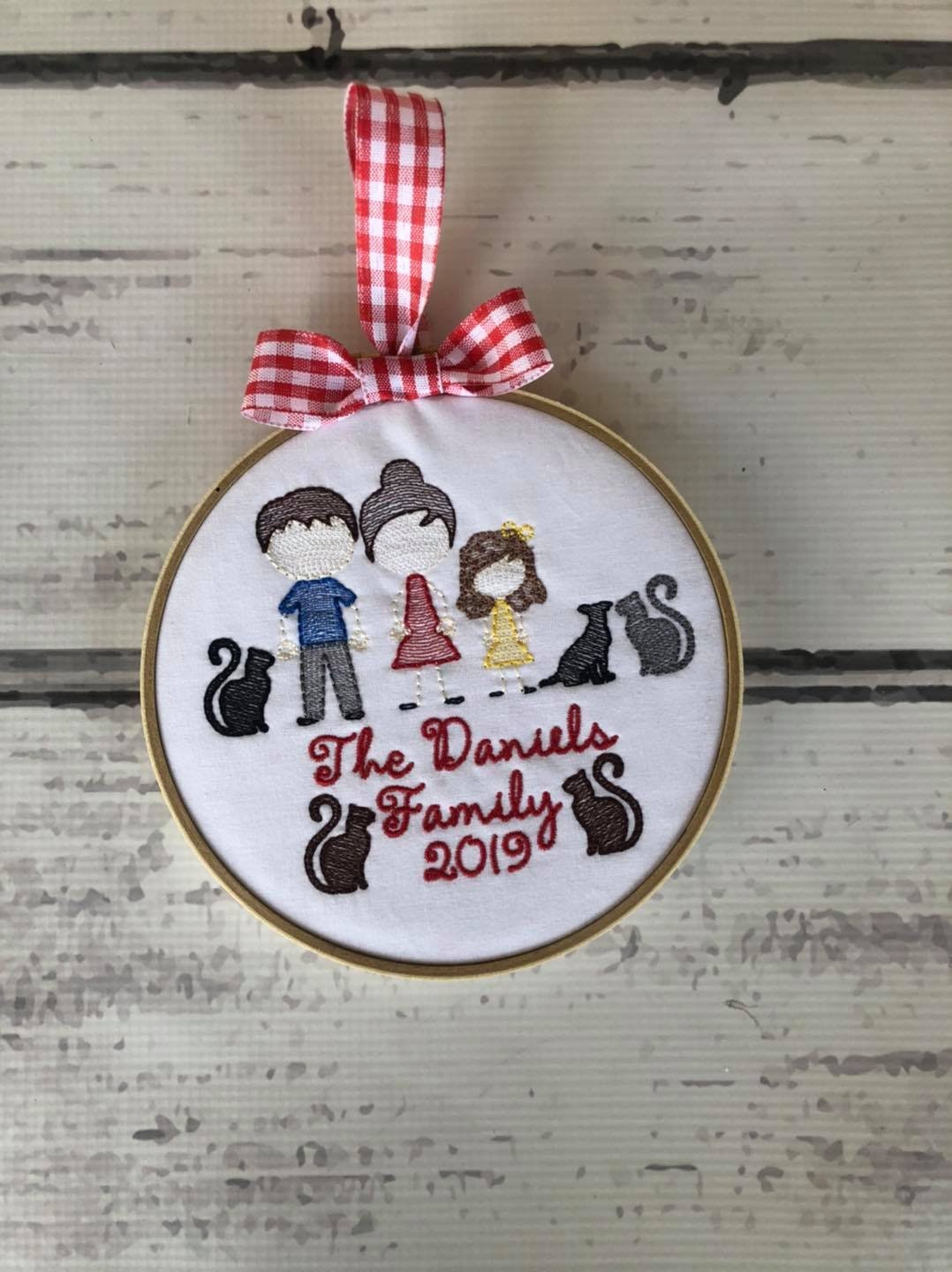 Christmas Ornament - Personalized Christmas Ornament - Embroidered Christmas Ornament - Kids Christmas Ornament - Sports Ornament - Gift
