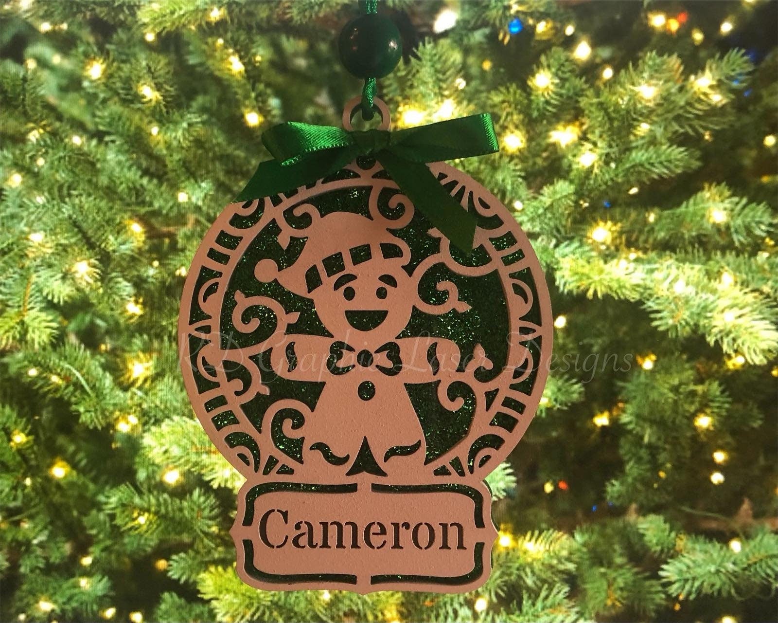 Laser cut Wood Christmas Ornament - Rustic Decor - Christmas Decor - Wood Ornaments - Christmas Gift - Personalized - Farmhouse Christmas