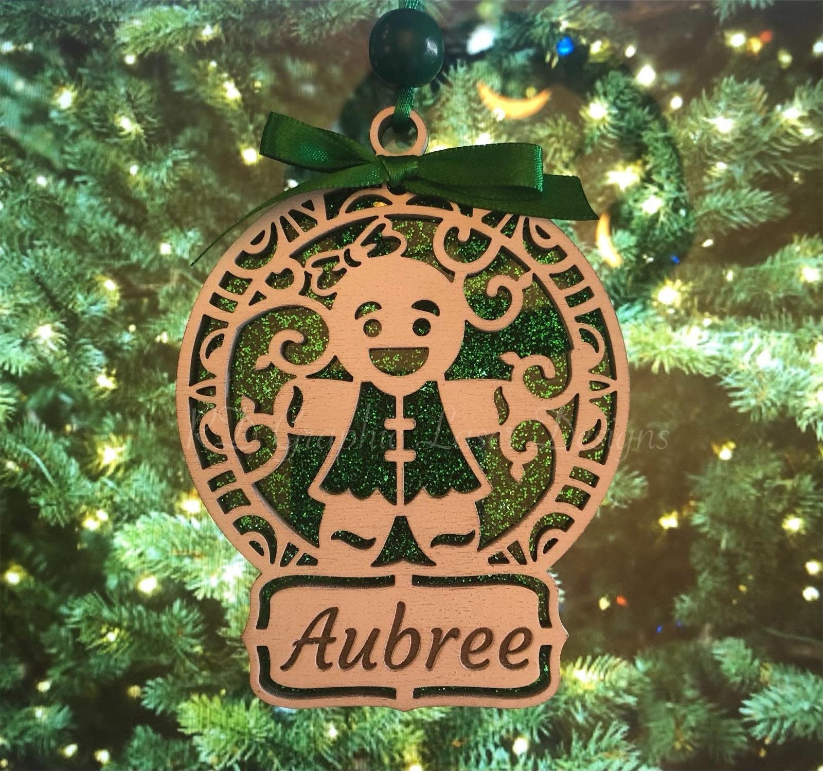 Laser cut Wood Christmas Ornament - Rustic Decor - Christmas Decor - Wood Ornaments - Christmas Gift - Personalized - Farmhouse Christmas