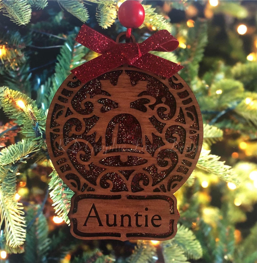 Laser cut Wood Christmas Ornament - Rustic Decor - Christmas Decor - Wood Ornaments - Christmas Gift - Personalized - Farmhouse Christmas
