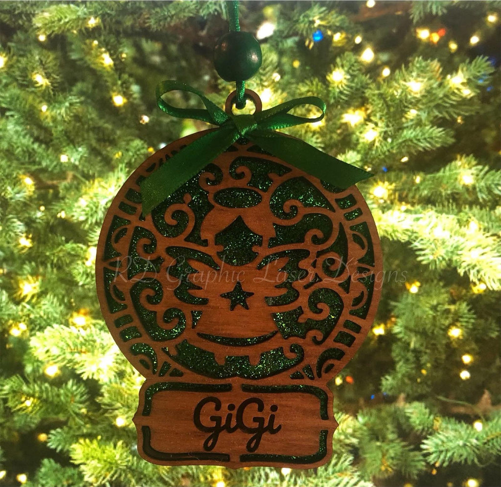 Laser cut Wood Christmas Ornament - Rustic Decor - Christmas Decor - Wood Ornaments - Christmas Gift - Personalized - Farmhouse Christmas
