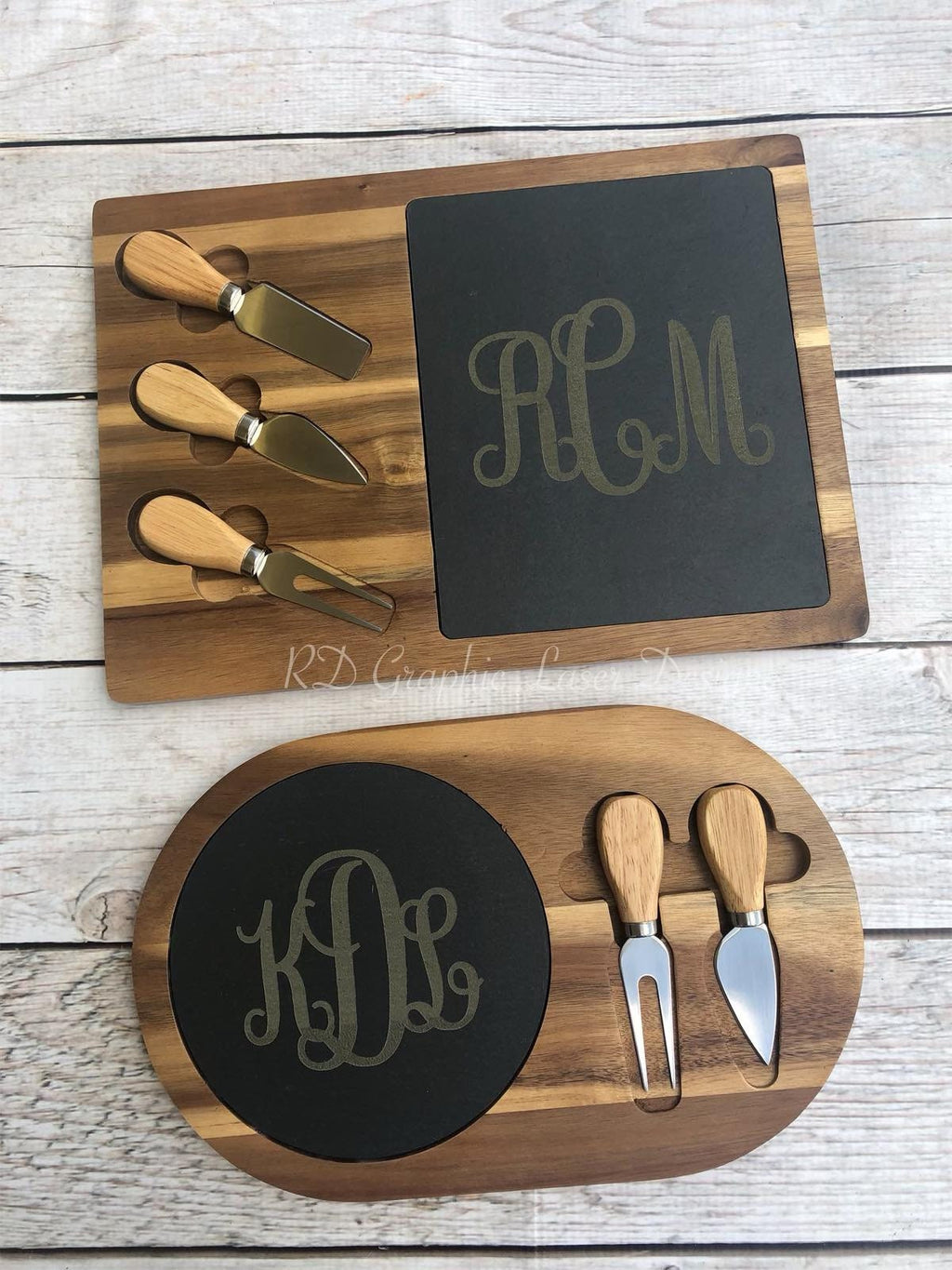 Personalized Charcuterie - Personalized Cheese Board - Wood Charcuterie Board - Slate Cheese Board -Housewarming - Wedding - Bridal Shower