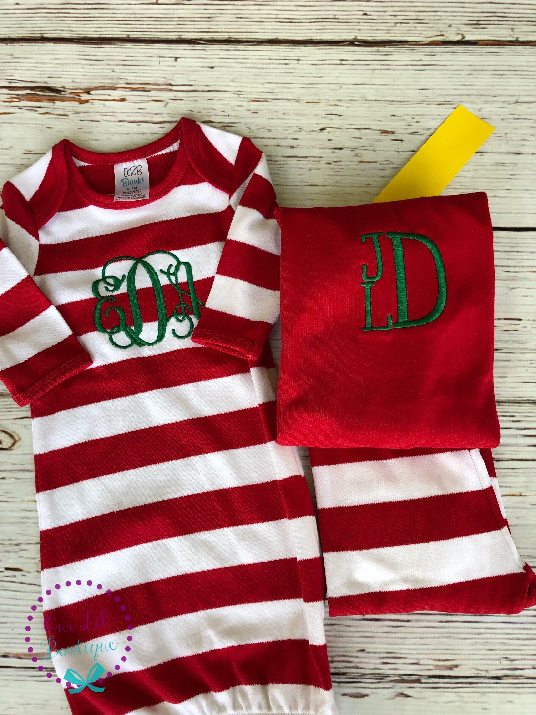 PRE-ORDER Christmas Pajamas - Christmas PJs- Pajamas- Personalized Christmas PJs - Monogrammed Christmas Pajamas -Matching Christmas Pajamas