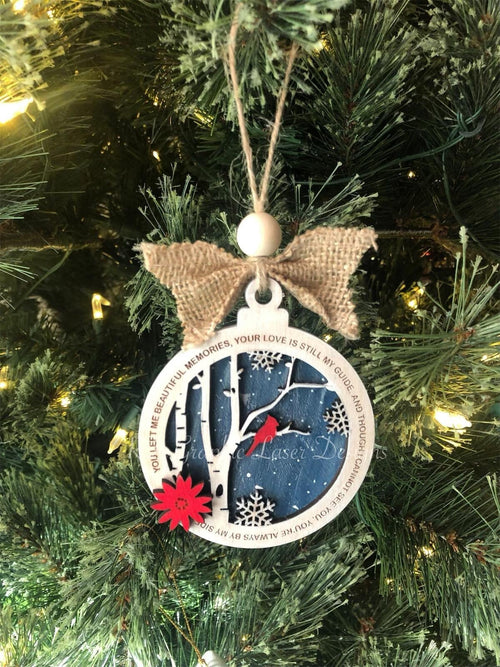 Cardinal Ornament - Christmas Ornament - Memorial Ornament - I Am Always With You Ornament - Cardinal Christmas Ornament - Gifts for Loss