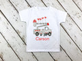 Personalized Valentine Bucket Truck Shirt - Boy's Valentine's Day Tee