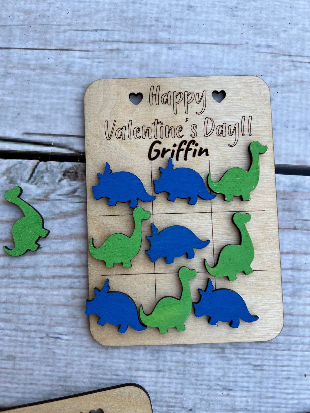Valentine Tic Tac Toe - Personalized Game - Valentine Game - Kids Valentine Gift - Kids Game - Personalized Tic Tac Toe Game - Gift