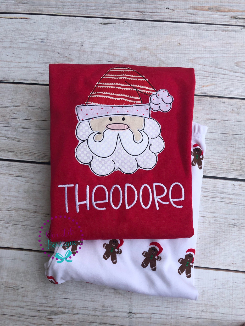 PRE-ORDER Santa Pajamas - Christmas Pajamas - Santa PJs-Girls Christmas Pajamas - Boys Christmas Pajamas - Santa Christmas - Matching PJS