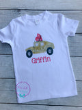 Personalized Valentine Hummer Shirt - Boy's Valentine Car