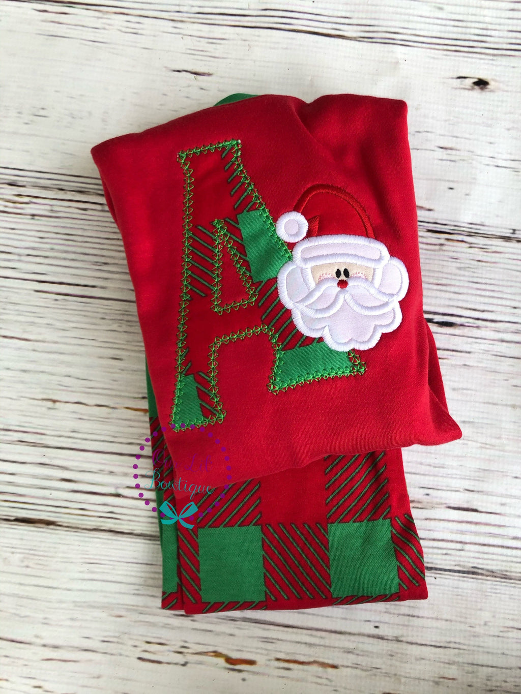 PRE-ORDER Santa Pajamas - Christmas Pajamas - Santa PJs-Girls Christmas Pajamas - Boys Christmas Pajamas - Santa Christmas - Matching PJS