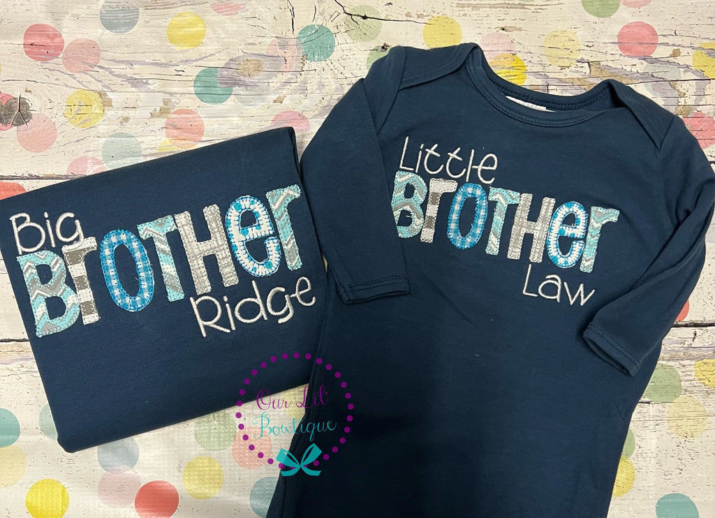 Big Brother Shirt - Baby Announcement - Big Brother - Little Brother - Sibling Shirts - Pregnancy Announcement - Sister Shirt - Big Sister