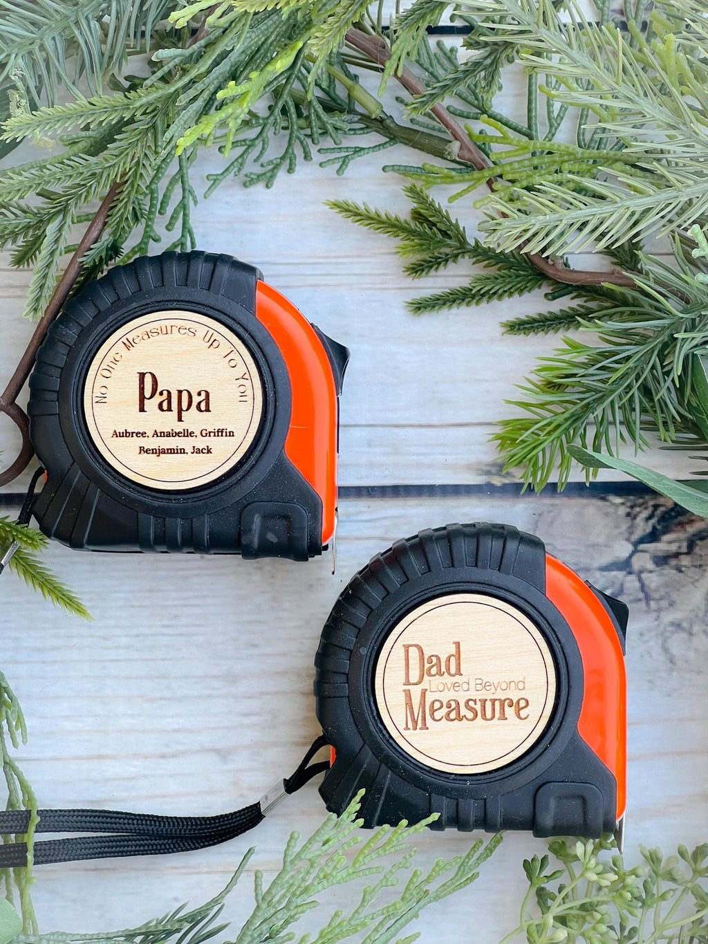 Personalized Tape Measure - Father's Day Gift - No One Measures Up to You Tape Measure - Grandparents Gift -Personalized Gift - Gift for Dad