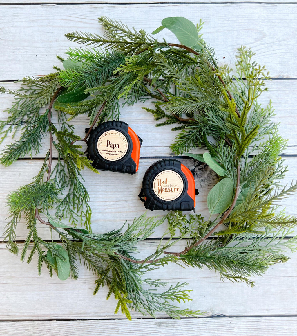 Personalized Tape Measure - Father's Day Gift - No One Measures Up to You Tape Measure - Grandparents Gift -Personalized Gift - Gift for Dad