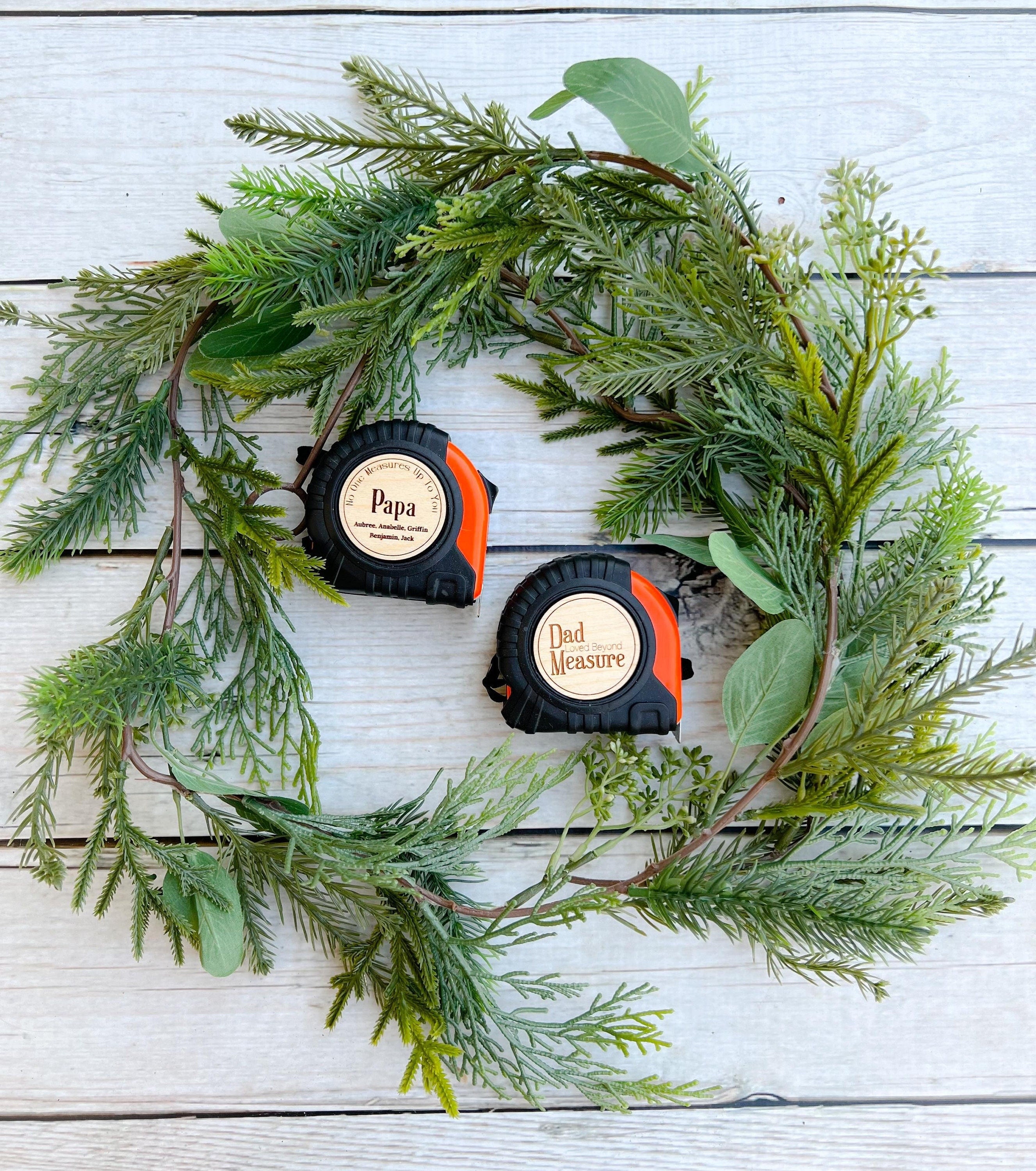 Personalized Tape Measure - Father's Day Gift - No One Measures Up to You Tape Measure - Grandparents Gift -Personalized Gift - Gift for Dad