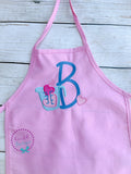 Personalized Kids Apron: Initial & Measuring Cup Design