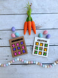 Easter Tic Tac Toe - Personalized Game - Easter Game - Basket Filler - Kids Game - Personalized Tic Tac Toe Game -