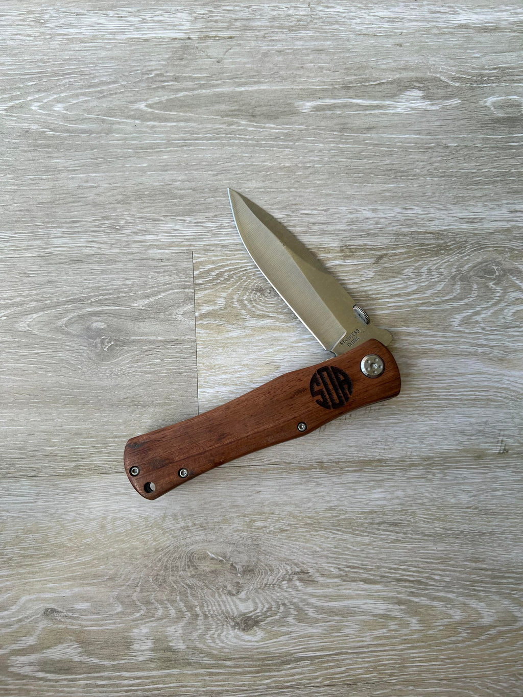 Monogrammed Pocket Knife - Personalized Knife for Husband - Hunting Knife - Custom Knife - Fathers Day Gift - Groomsman Gift - Pocket Knife
