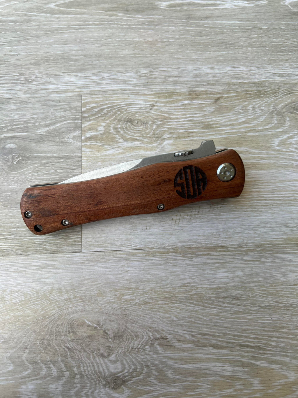 Monogrammed Pocket Knife - Personalized Knife for Husband - Hunting Knife - Custom Knife - Fathers Day Gift - Groomsman Gift - Pocket Knife