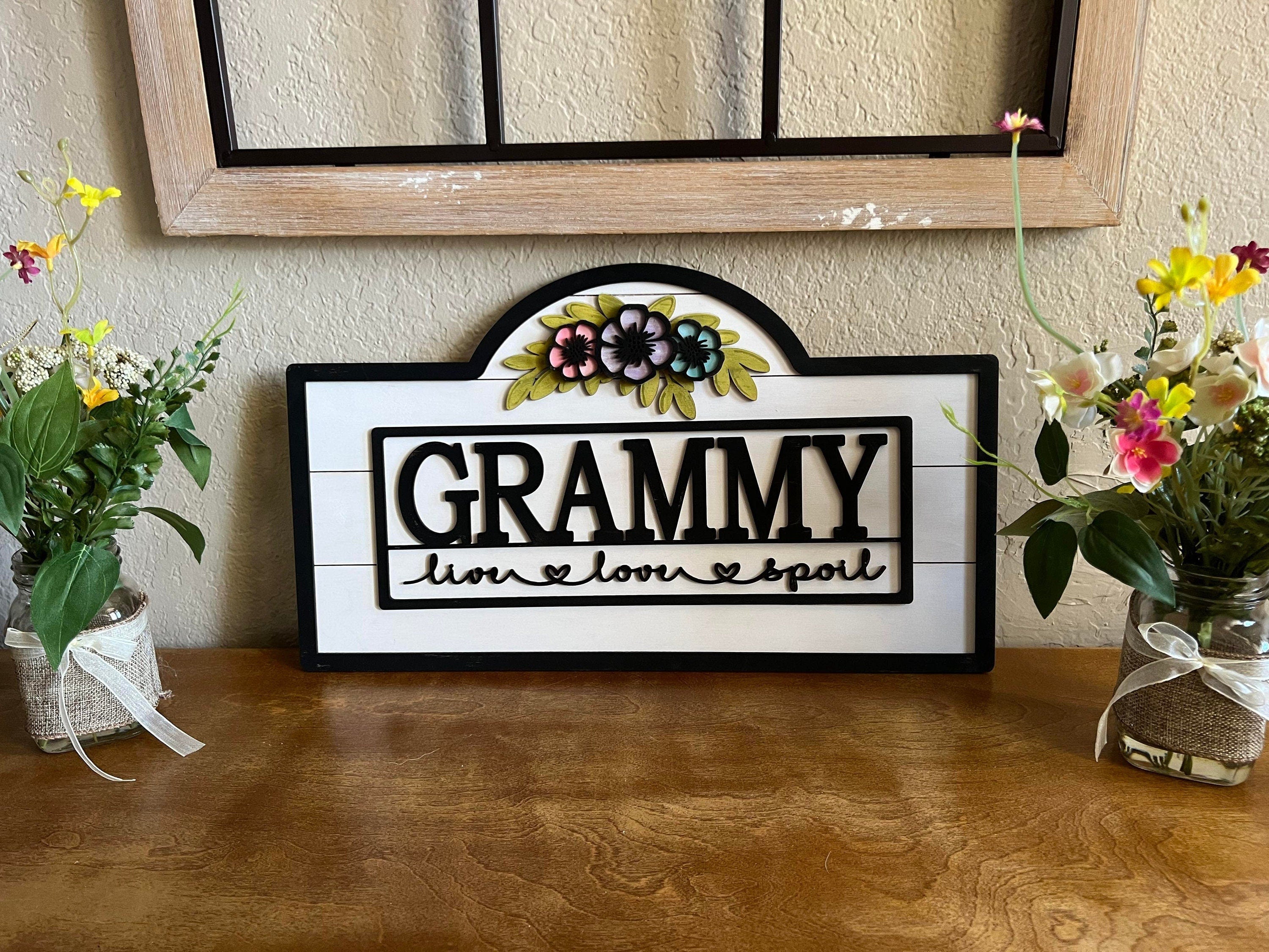 Mother's Day Sign - Grammy Sign - Grandma Sign - Mothers Day Family Sign - Mothers Day Gift -Personalized Mom Frame - Gift for Mom