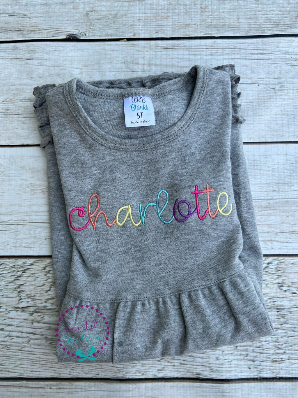 Personalized Girls Dress - Name Dress - Girls Name Dress - Colorful Name Dress - Rainbow Name - Kids Name Dress - Kids Gift - Personalized