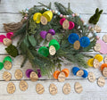 Easter Basket Tokens - Easter Egg Fillers - Egg Stuffer - Tokens - Redeemable Easter Egg Tokens - Wooden Tokens - Reward Tokens - None Candy