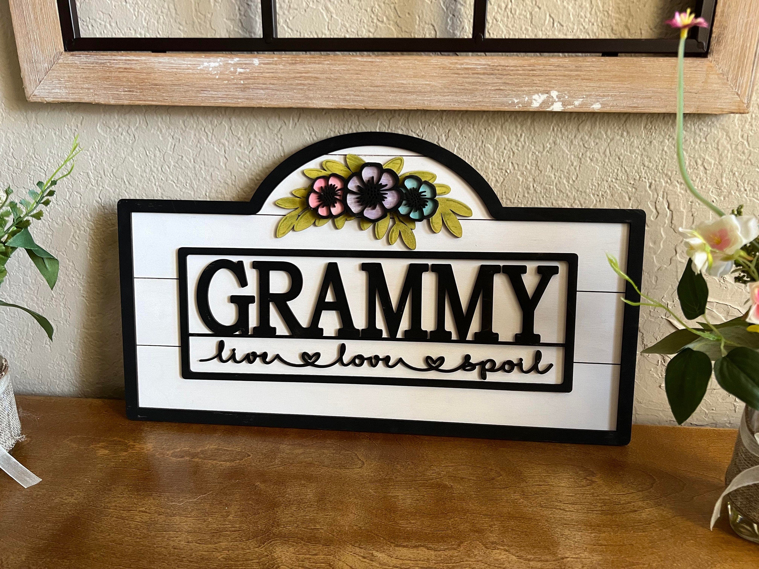 Mother's Day Sign - Grammy Sign - Grandma Sign - Mothers Day Family Sign - Mothers Day Gift -Personalized Mom Frame - Gift for Mom