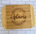 Personalized Cutting Board - Large Cutting Board - Monogrammed Cutting Board - Laser Engraved Bamboo Cutting Board - Housewarming Gift -Gift