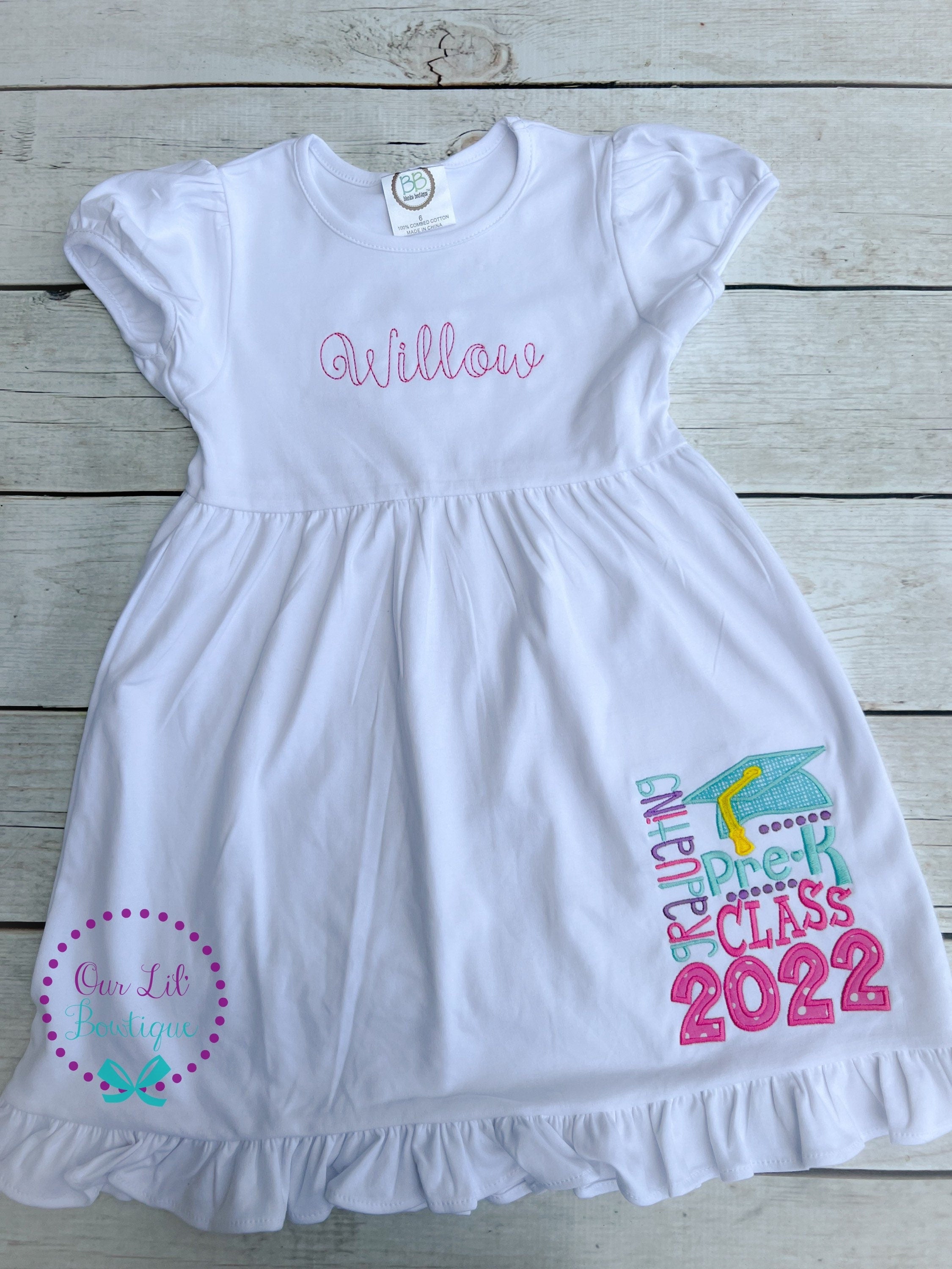 Graduation Shirt - Pre-K Graduation Shirt - Preschool Grad - Grad Shirt -Personalized Grad Shirt - Kindergarten Graduation - 2026 Grad