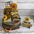 Sunflower Tiered Tray Decor - Fall Sunflower Decor - 3D Signs - Shine Like a Sunflower - Fall Tiered Tray Set - Farmhouse Home Decor