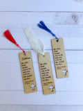 First Communion Gift - Personalized Bookmark - Catherine of Siena - Bookmark - Catholic Book - Wooden Bookmark - Keepsake - Holy Communion
