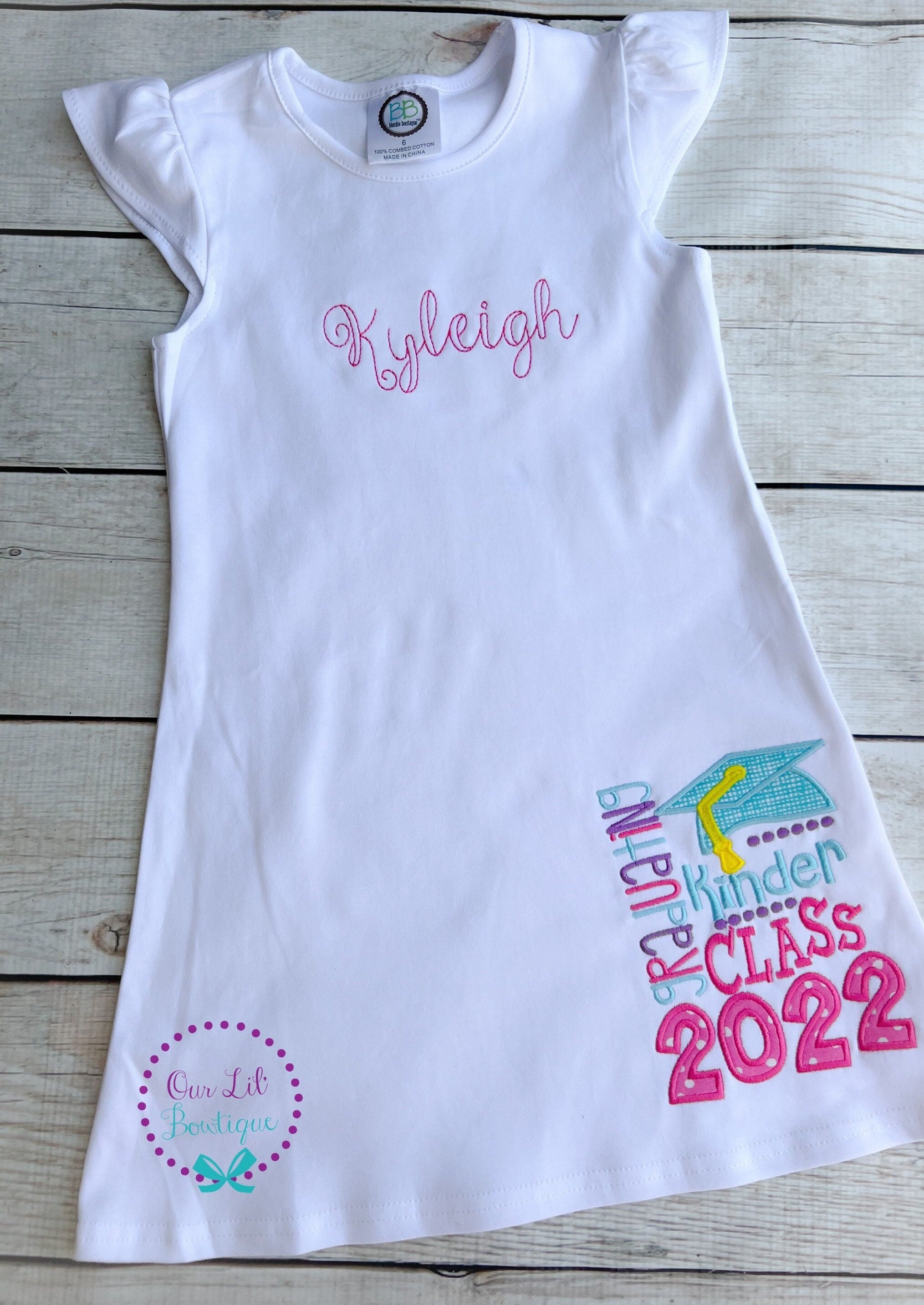 Graduation Shirt - Pre-K Graduation Shirt - Preschool Grad - Grad Shirt -Personalized Grad Shirt - Kindergarten Graduation - 2026 Grad