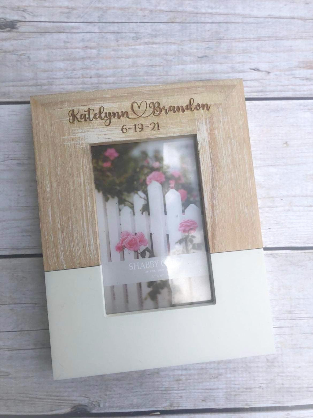 Personalized Picture Frame - Wooden Picture Frame - Wedding Gift - Shower Gift - Wedding Shower - Personalized Frame - Housewarming Gift