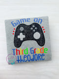 Embroidered Video Game Controller Back to School Shirt