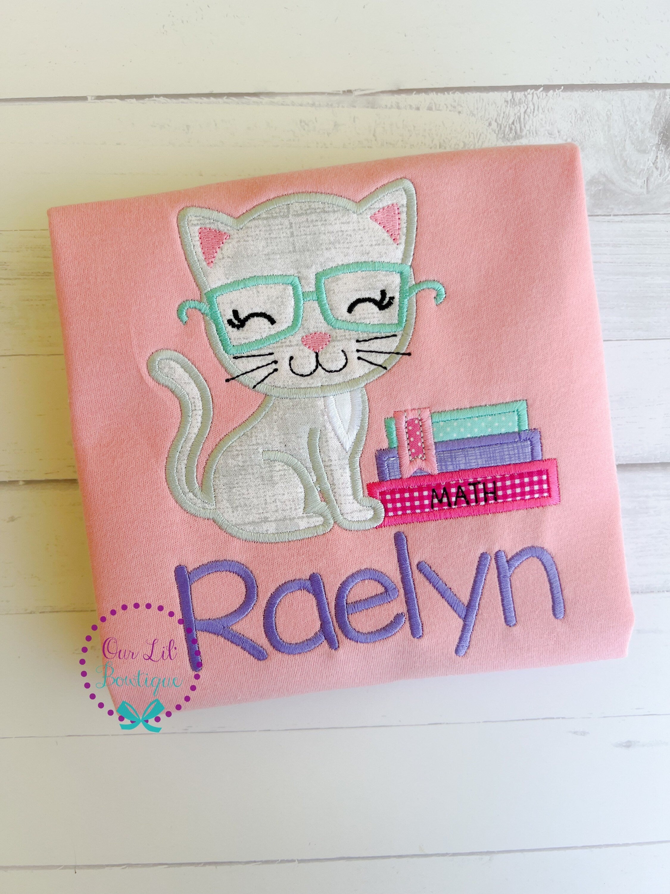 School Shirt - Cat Shirt - School Shirt - Preschool Shirt - Back to School Shirt - Kindergarten Shirt - Girl Back to School - Kitty - Cat