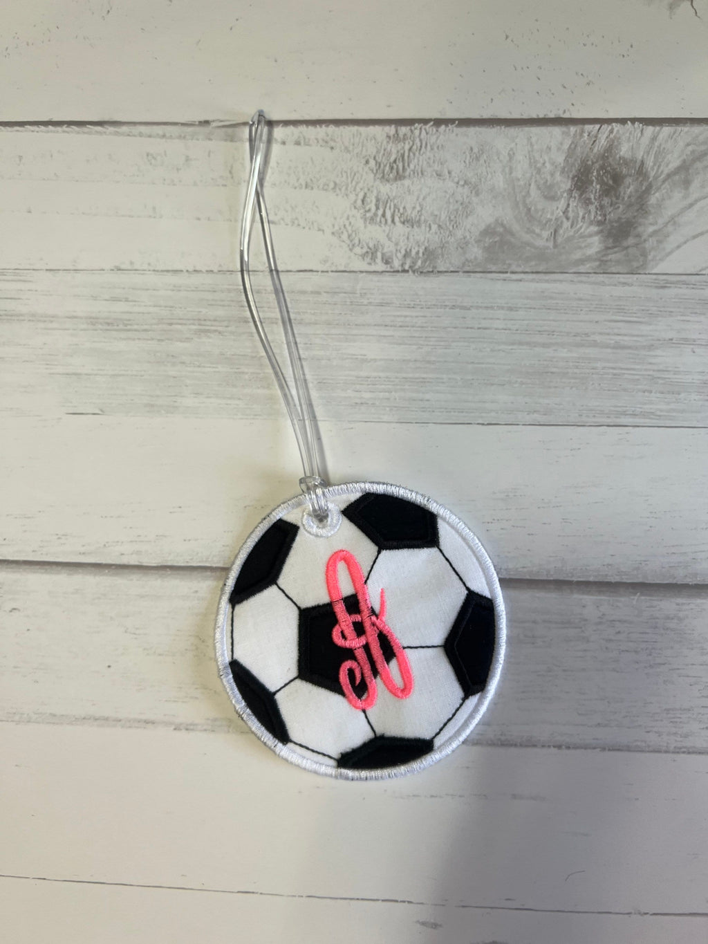 Embroidered Sports Bag Tag: Personalized Backpack Name Tag