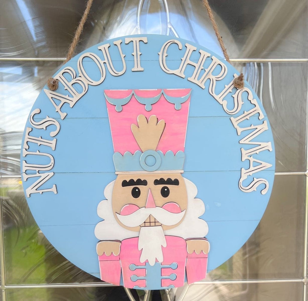 Nutcracker Door Hanger - Christmas Door Hanger - Door Hanger - Wall Decor - Holiday Decor - Personalized Decor - Nutcracker Sign