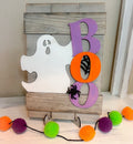 Ghost Signs - Boo Sign - Halloween Decoration - Halloween Decor - Halloween Signs - Ghost Decor - Halloween Tier Tray Signs