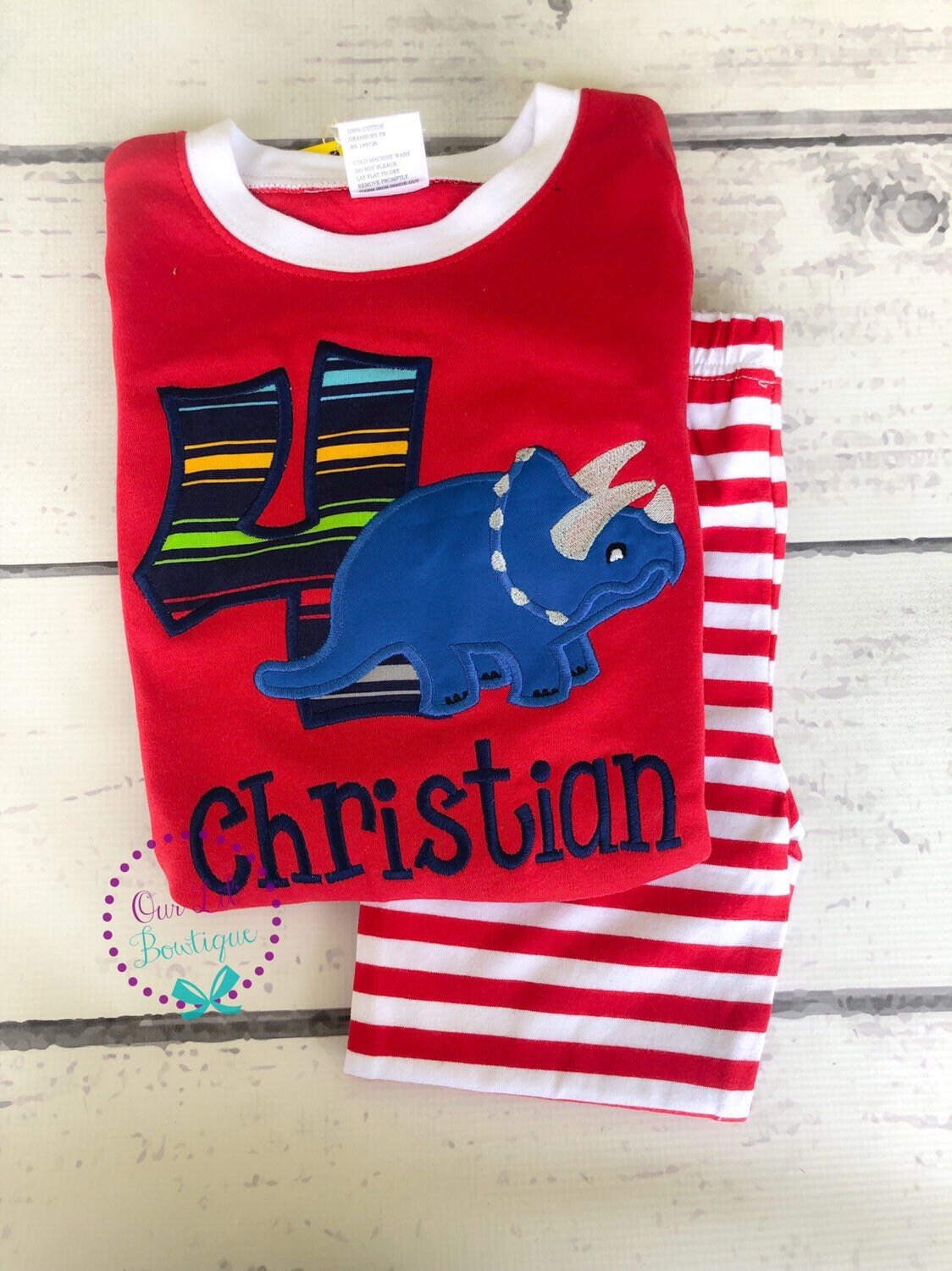 Dinosaur Outfit - Dinosaur Shirt - Dinosaur Birthday - Personalized Birthday Shirt - Dinosaur Applique - Personalized Dinosaur - Kids Shirt