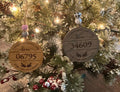 Zip Code Ornament - Laser cut Wood Christmas Ornament - Rustic Decor - Christmas Decor - Personalized Zip Code Ornament - Wedding Favor