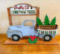Christmas Trees - Interchangeable Decor - Truck Interchangeable Sign - Seasonal Decor - Farmhouse Decor - Blue Truck - Truck Seasonal Decor