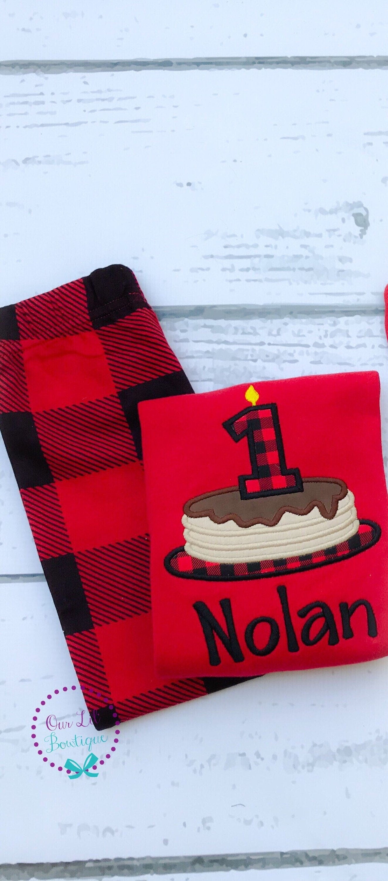 Pancake personalized Birthday Shirt - Pancake Personalized - Pancake Birthday - Christmas Birthday - Buffalo Plaid Birthday - Lumberjack
