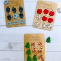 Christmas Tic Tac Toe - Shelf Helper Game - Christmas Game - Tic Tac Toe Game - Gift for Kids - Stocking Stuffer - Hanukkah - DIY Game
