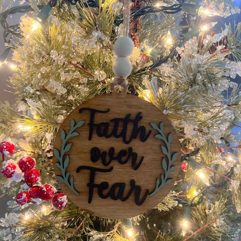 Religious Ornament - Christian Christmas Ornament - Faith Ornament - Worthy - Blessed - Bible Study Ornament