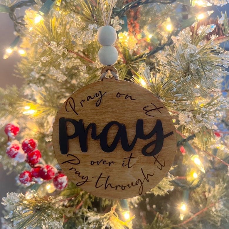 Religious Ornament - Christian Christmas Ornament - Faith Ornament - Worthy - Blessed - Bible Study Ornament