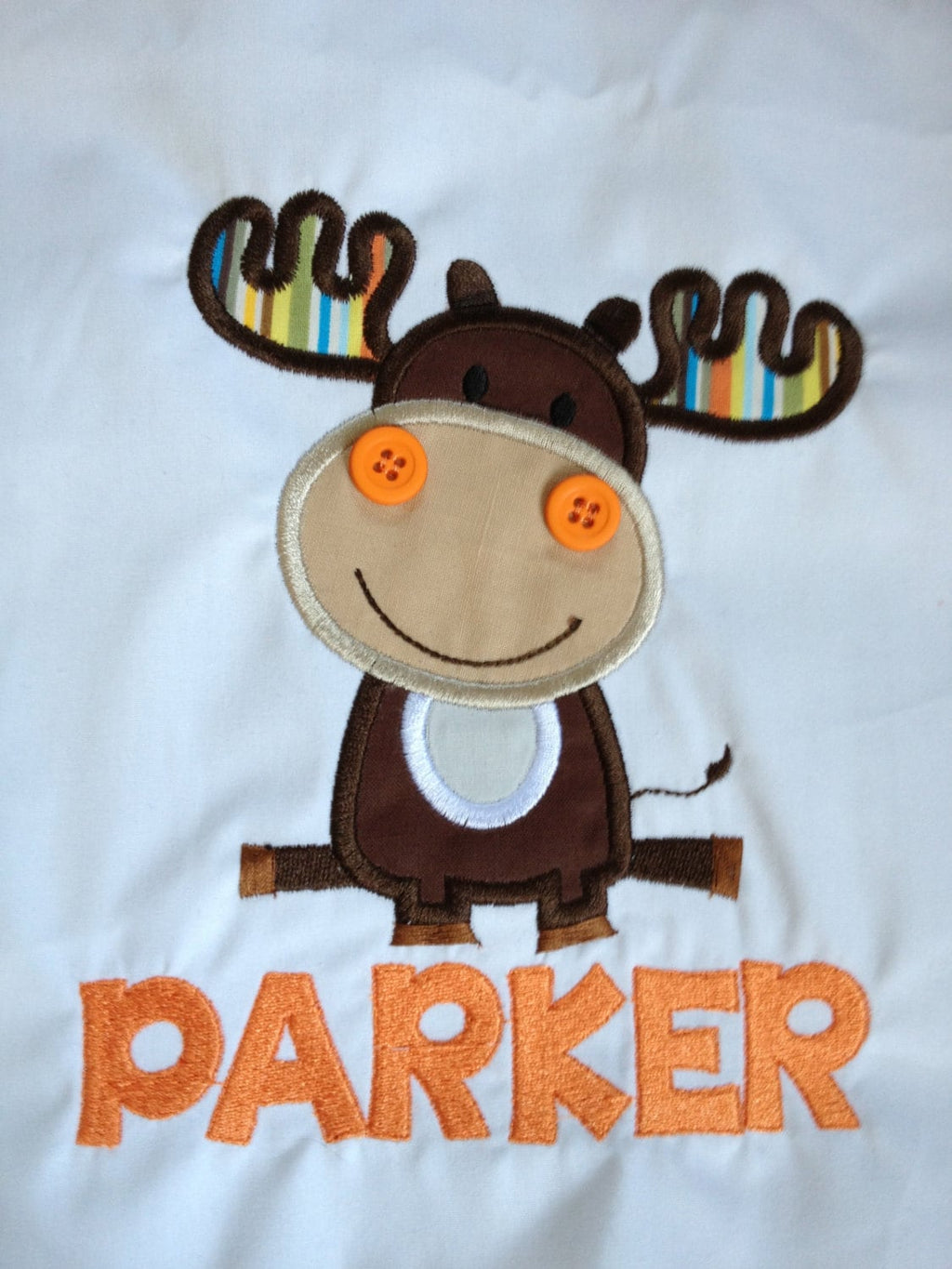 Moose Birthday Shirt: Personalized Appliqué Woodland Tee