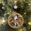 Coach Ornament - Volleyball Coach Ornament - Wooden Hanging Christmas Tree Ornament - Volleyball Lover -Volleyball Gift-Volleyball Ornament